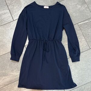 Navy Blue Jersey Women’s Dress